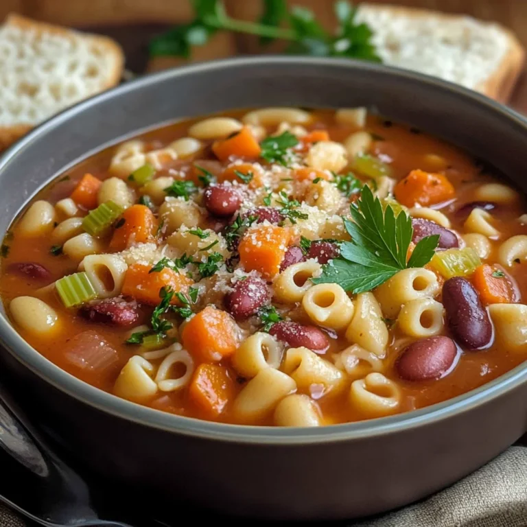 Pasta Fagioli Recipe: Hearty Italian Comfort