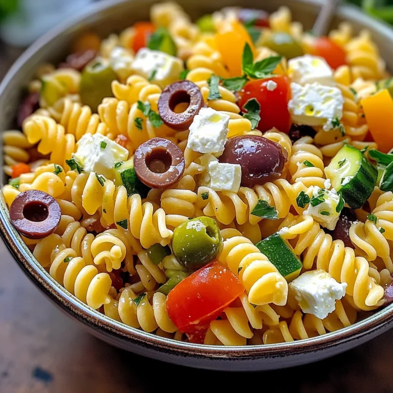 Pasta Salad with Italian Dressing