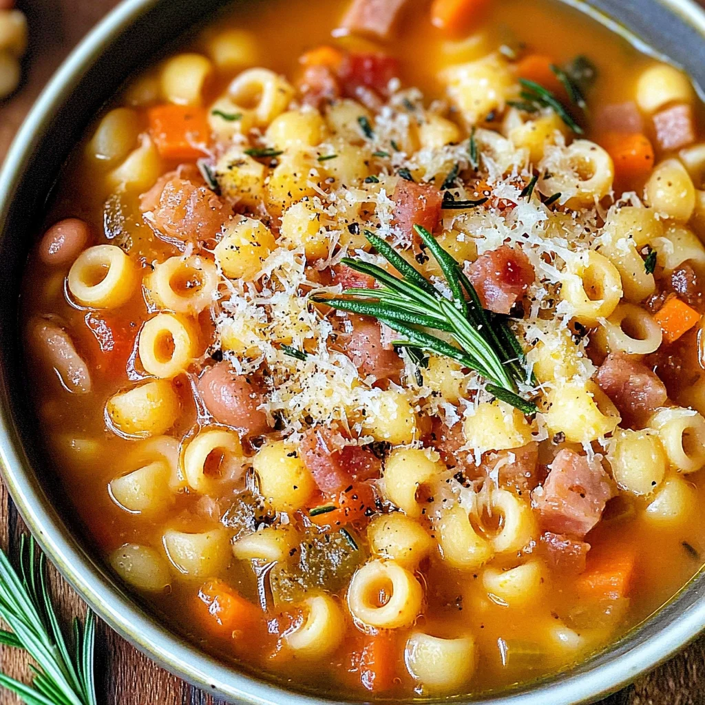 Pasta e Fagioli (Pasta and Beans Soup)