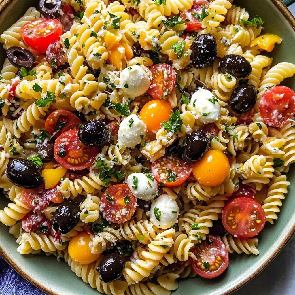 Quick Italian Pasta Salad (with 1 Secret Ingredient) - Alrightwithme