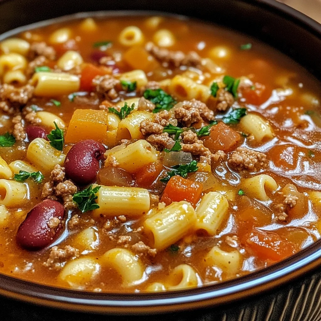 Slow Cooker Pasta E Fagioli Soup Recipe