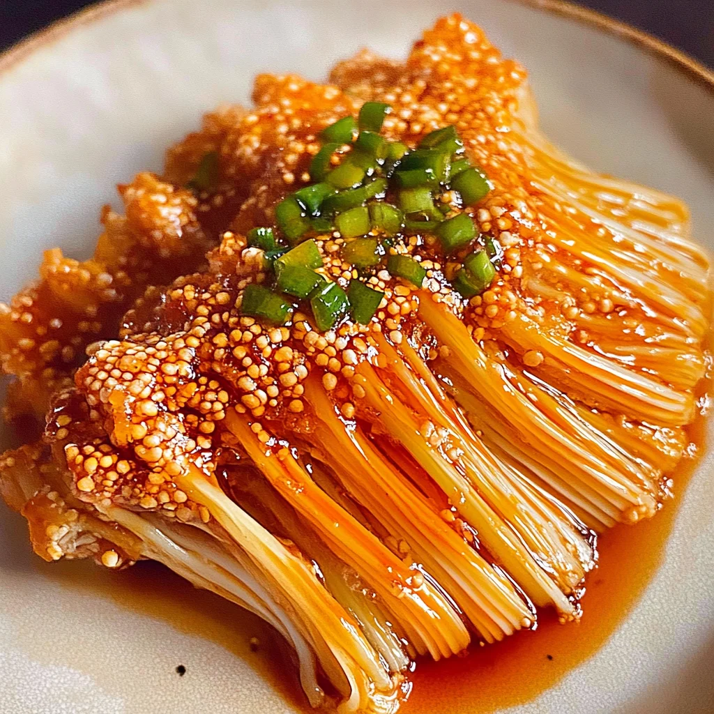 Spicy Enoki Mushrooms