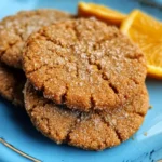 Spicy Orange Ginger Cookies