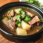 Taiwanese beef Rib and Daikon Soup