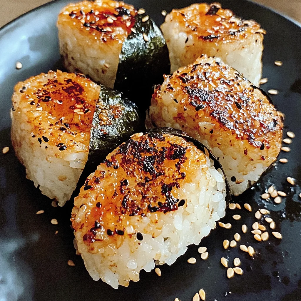 Yaki Onigiri (Grilled Rice Balls)