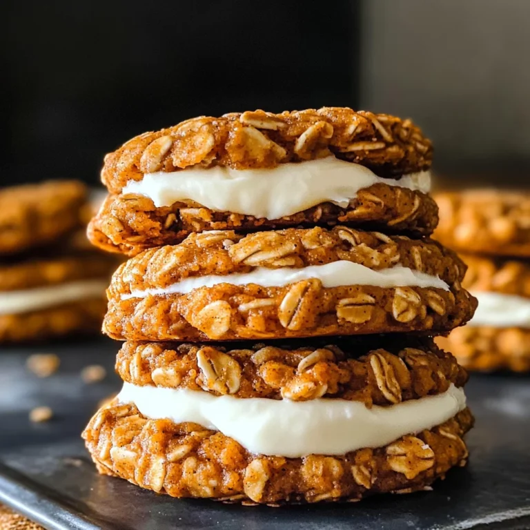 pumpkin oatmeal cream pies