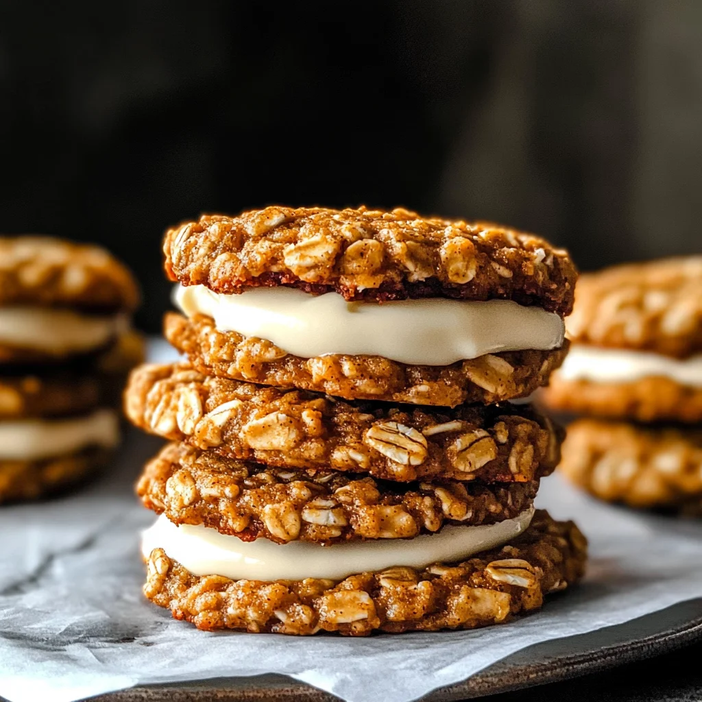 pumpkin oatmeal cream pies