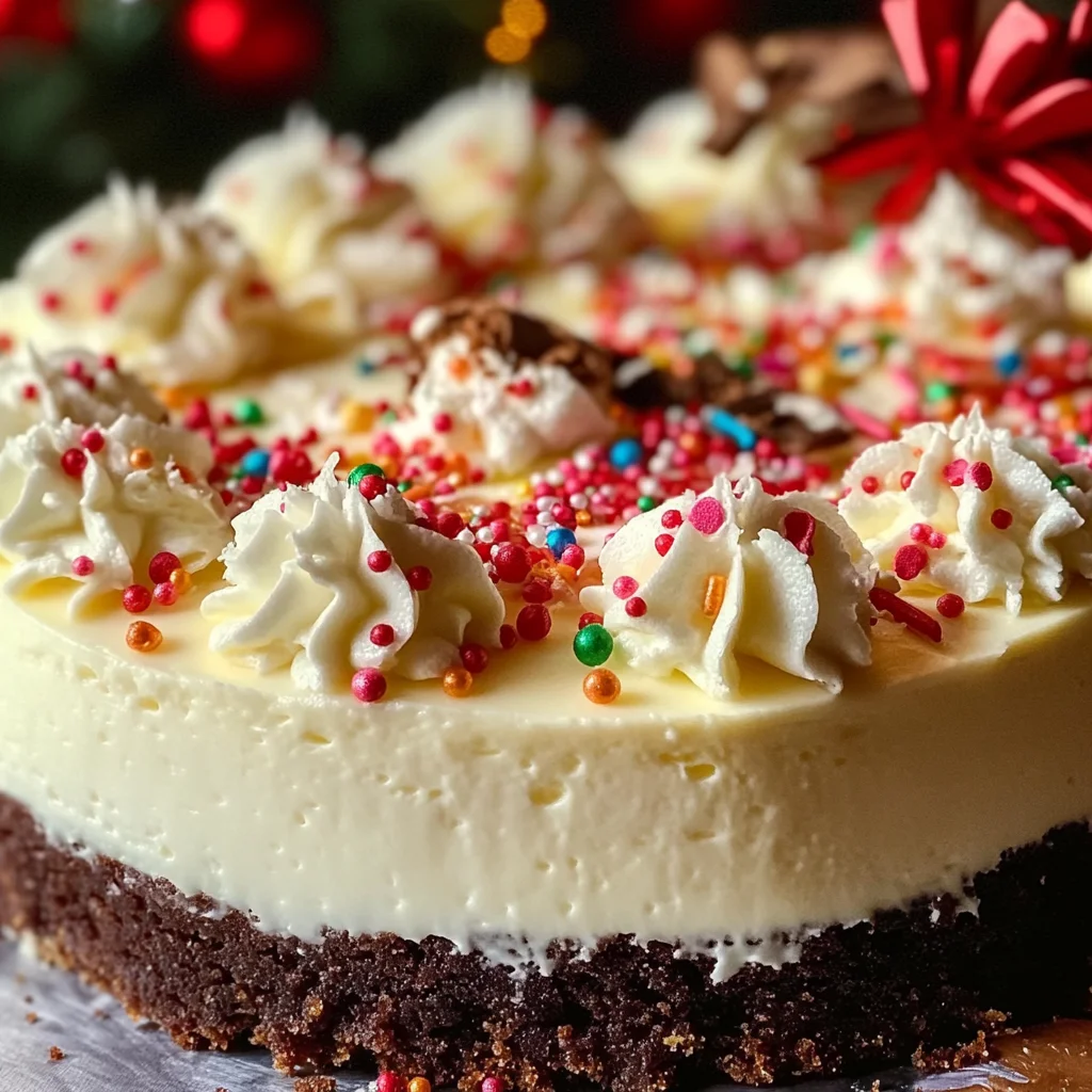 🎄 Christmas Sugar Cookie Cheesecake 🎄