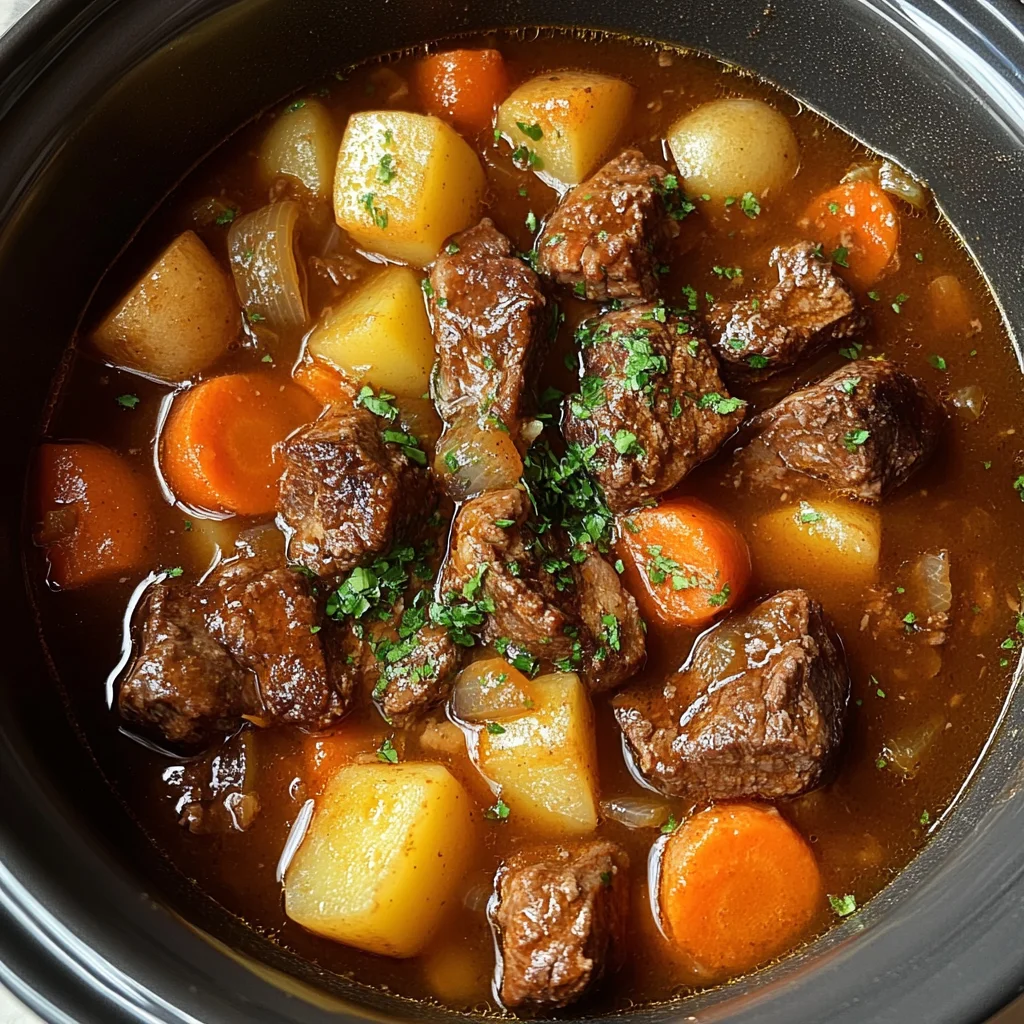 Comforting Crockpot Beef Stew