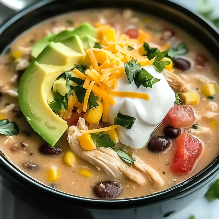 Crockpot White Chicken Chili – Easy, Creamy & Hearty