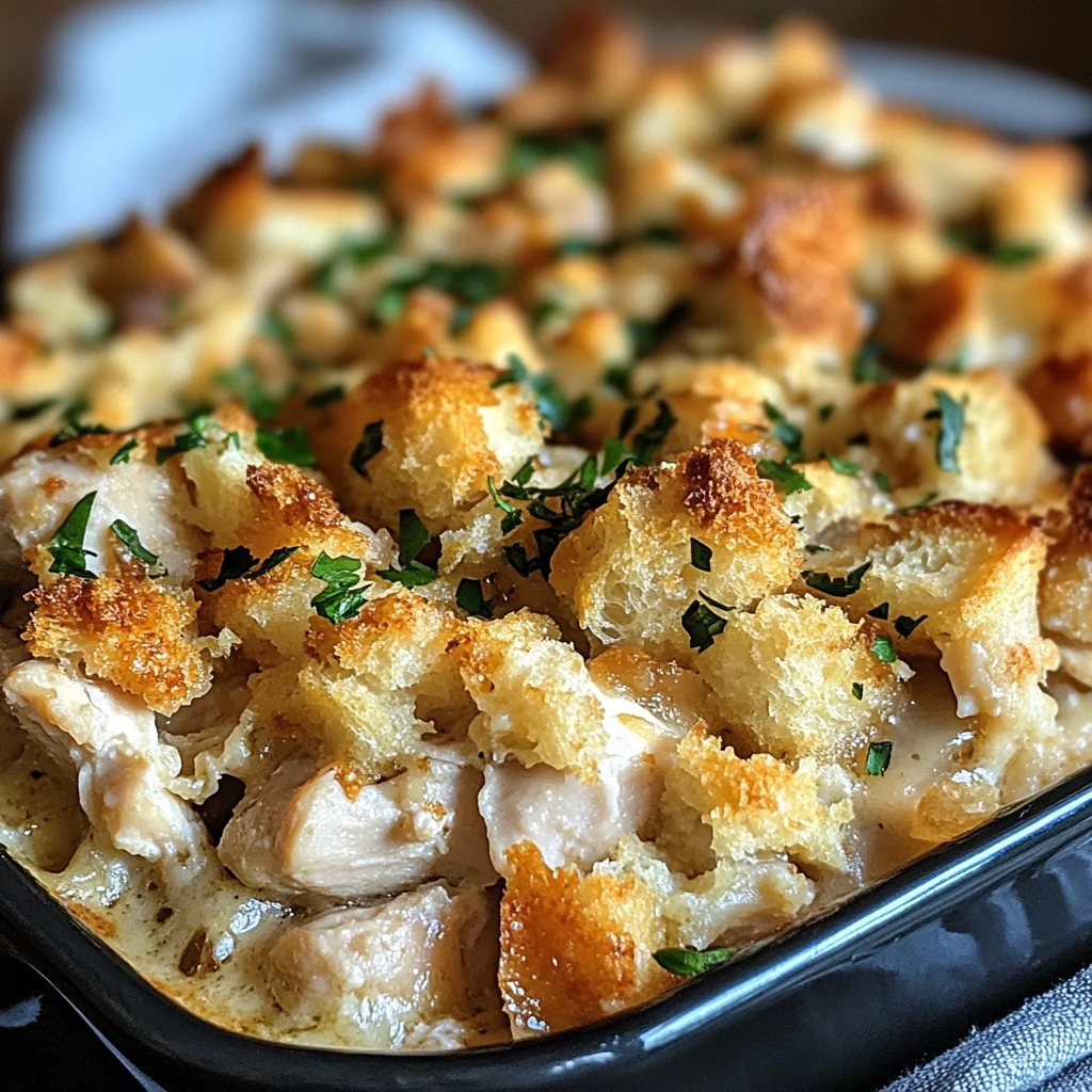 Dolly’s Chicken and Stuffing Casserole