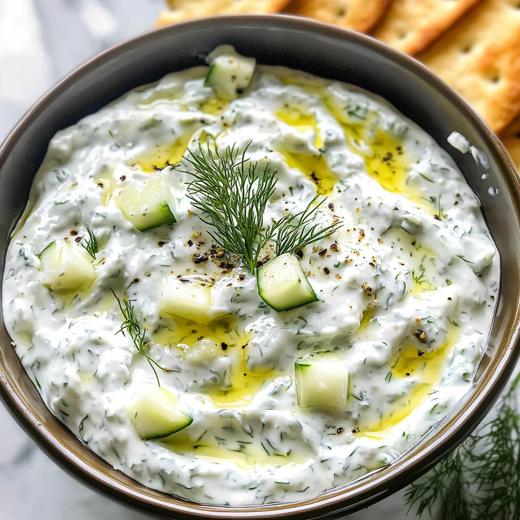 Easy 10 Minute Healthy Tzatziki Sauce
