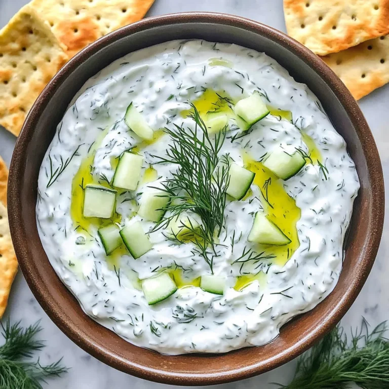 Easy 10 Minute Healthy Tzatziki Sauce