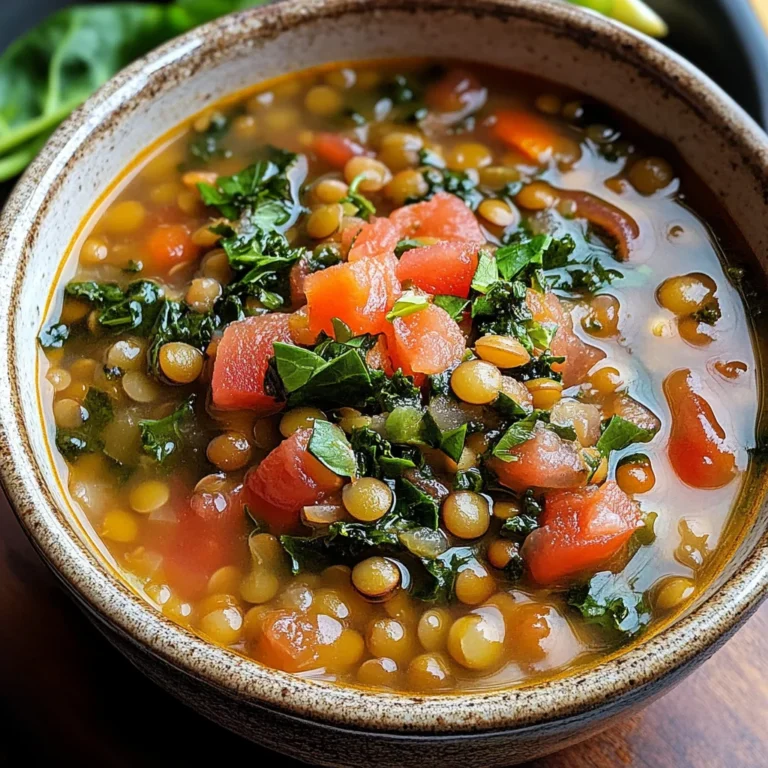 Mediterranean Lentil Soup