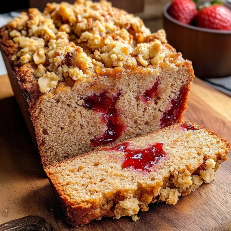 Peanut Butter Jelly Snack Bread