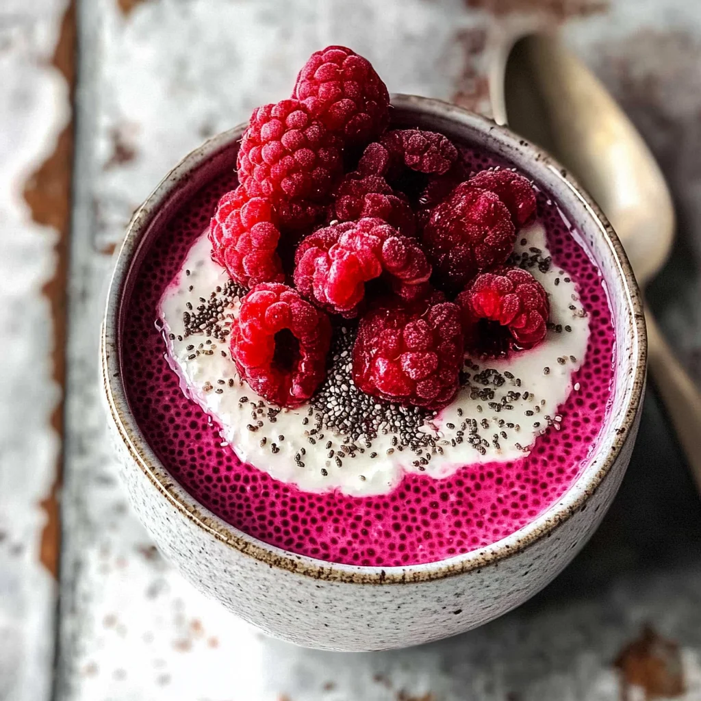 Raspberry Chia Pudding