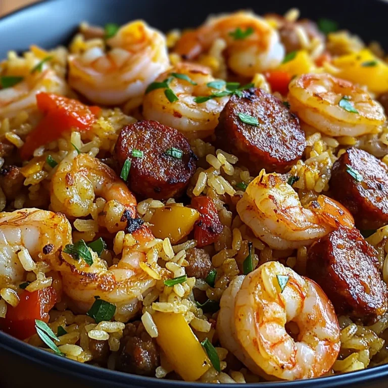 Shrimp Sausage Dirty Rice