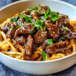Slow Cooker Korean Beef Noodles Recipe