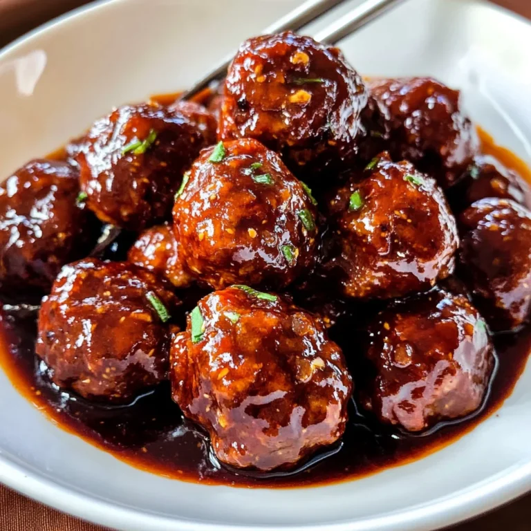Slow Cooker Korean Meatballs