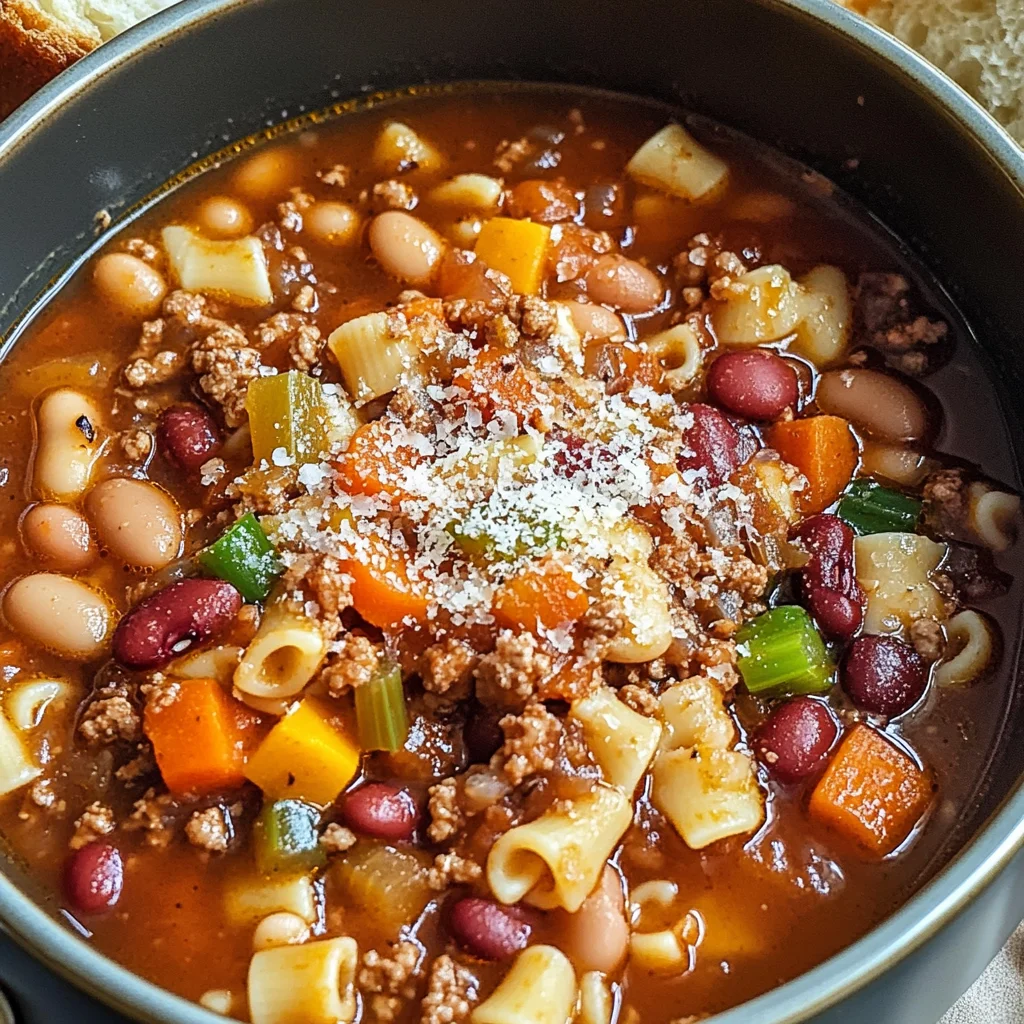 Slow Cooker Olive Garden Pasta e Fagioli