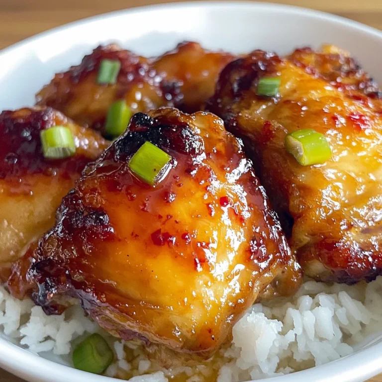 Sticky Sweet Chili Chicken Thighs in Air Fryer