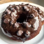 Baked Chocolate Glazed Donuts