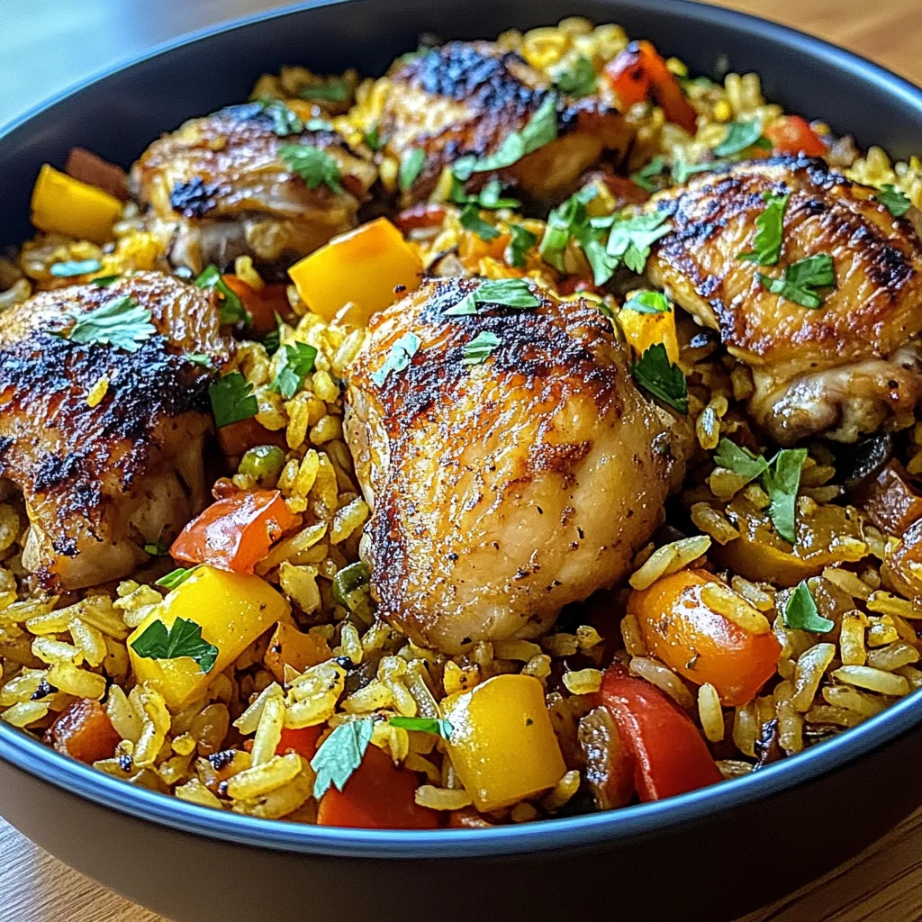 Caribbean Chicken and Rice: A Flavorful Comfort Dish