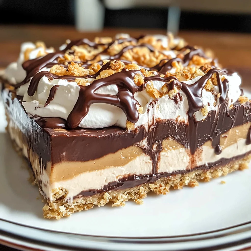 Chocolate Peanut Butter Layer Dessert