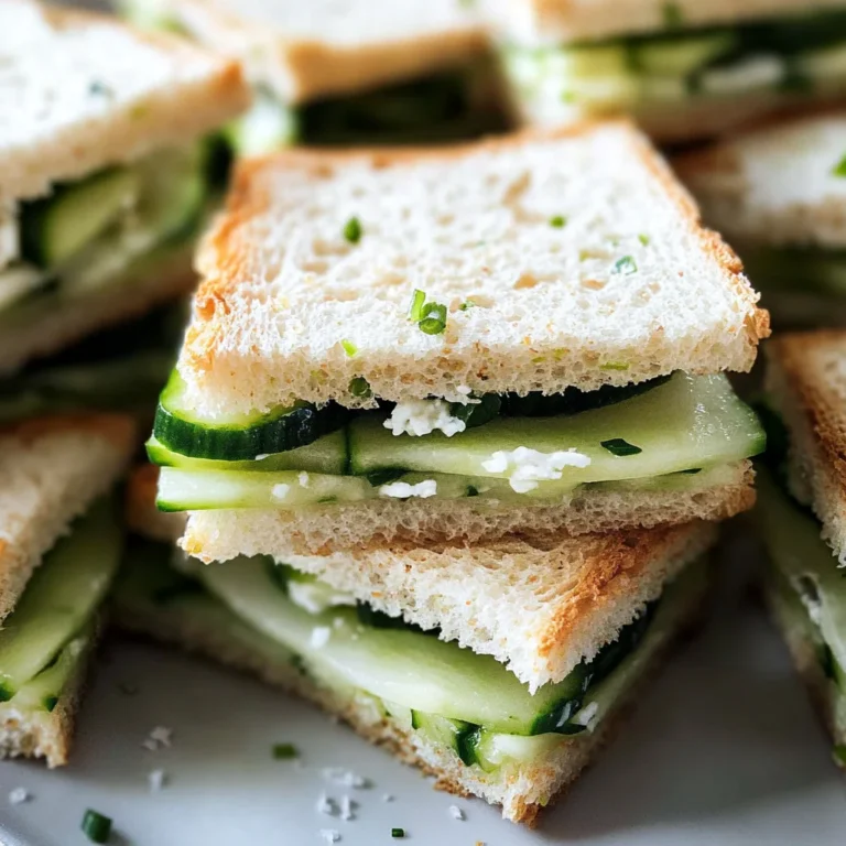 Cucumber Sandwich Recipe