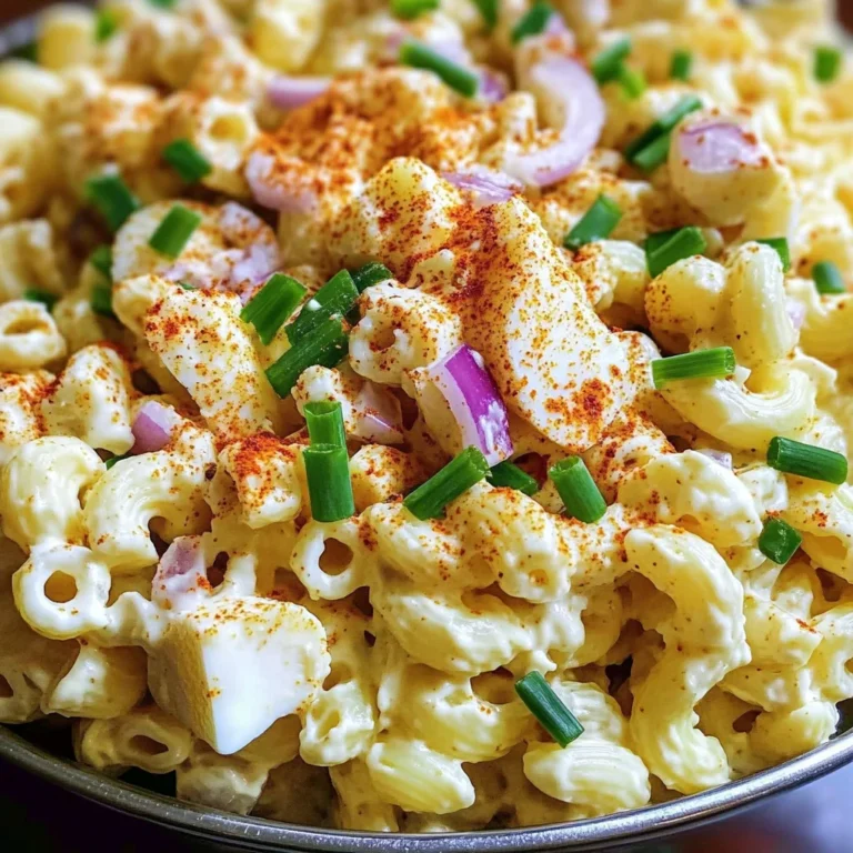 Deviled Egg Pasta Salad