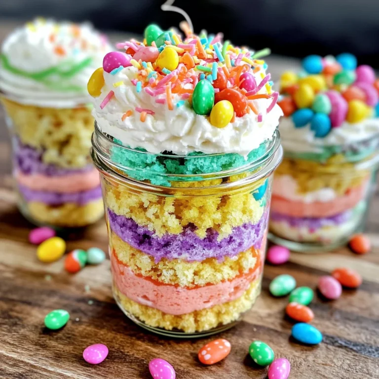 Easter Cake in a Jar