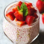 Easy 4-ingredient Strawberry Sago