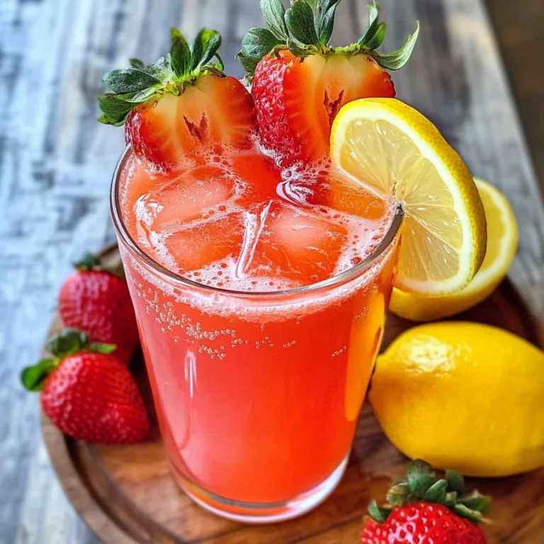 Easy Strawberry Lemonade