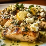 Greek Chicken With Lemon And Feta