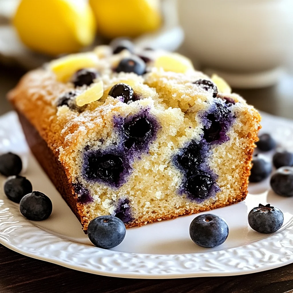 Mother's Day Lemon Blueberry Bread