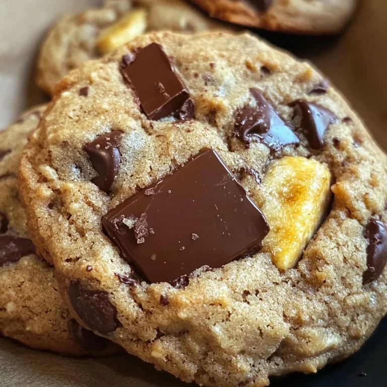 Peanut Butter Banana Cookies