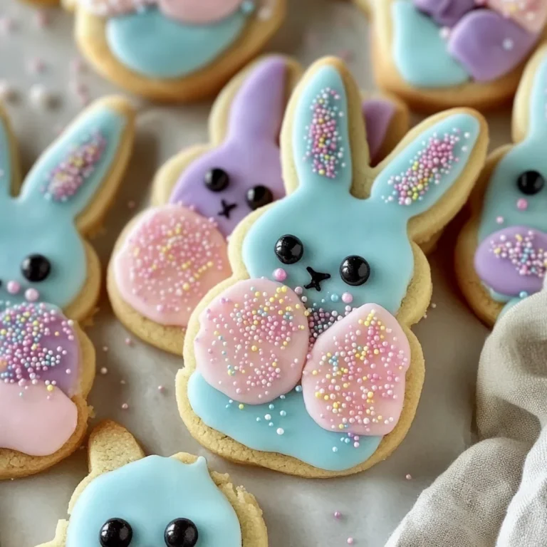 Soft Buttercream Bunny Cookies - Homefoodkitchen