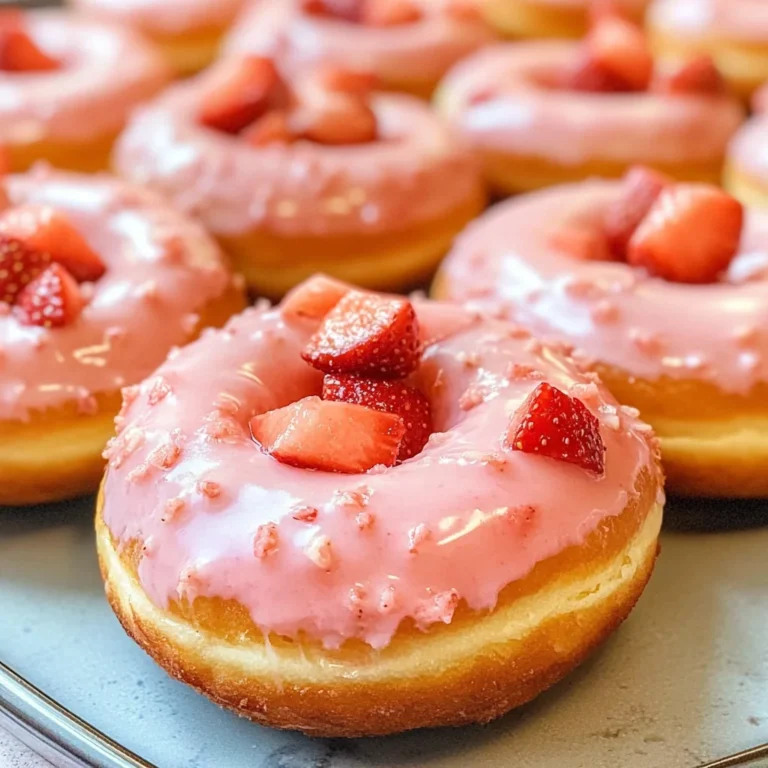 Strawberry Buttermilk Doughnuts Recipe