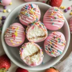 Strawberry Cheesecake Easter Egg Bites