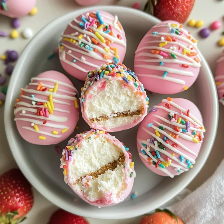 Strawberry Cheesecake Easter Egg Bites