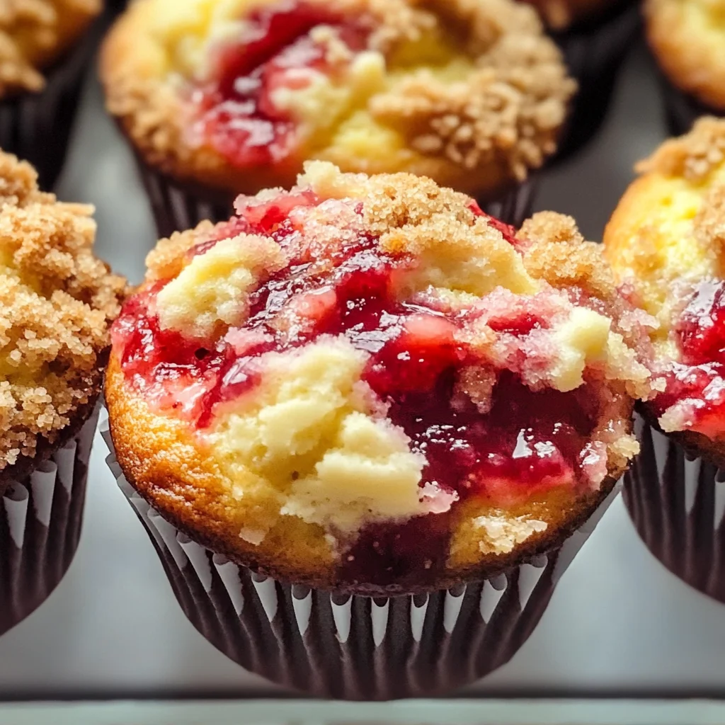 Strawberry Cheesecake Muffins Dessert Recipe