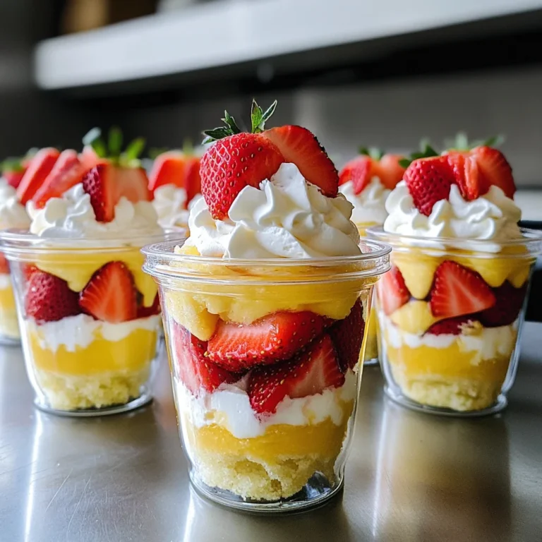 Strawberry Lemon Curd Parfaits
