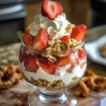 Strawberry Pretzel Salad Parfaits