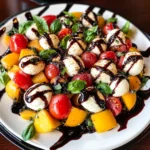 Summer Fruit Caprese Salad