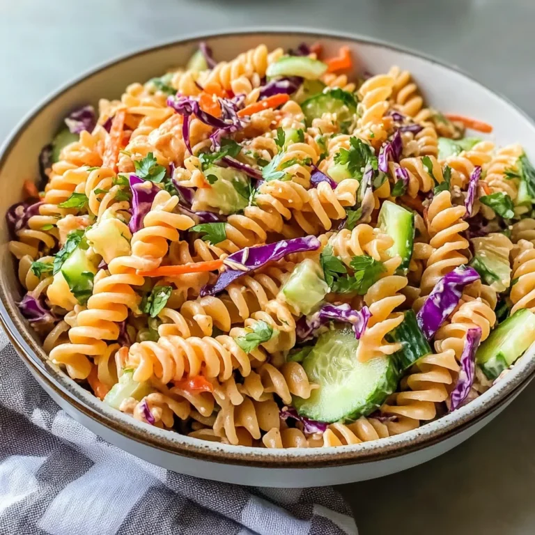 Tasty High Protein Asian Pasta Salad