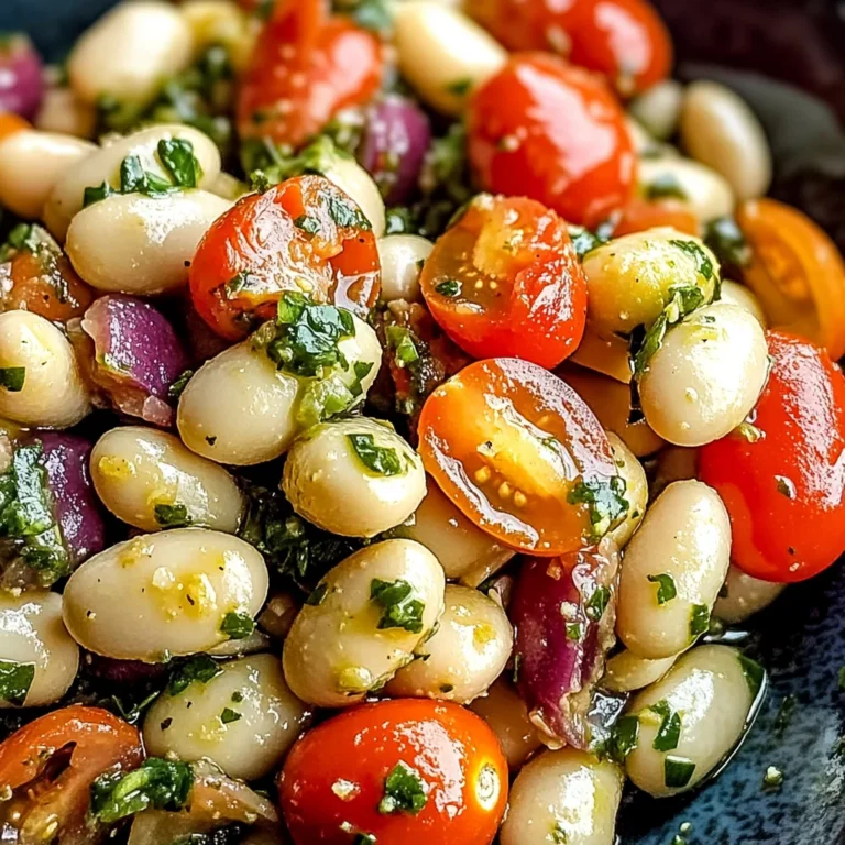 Zesty Italian White Bean Salad Ready in Just 15 Minutes