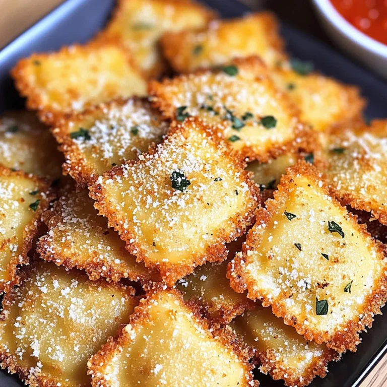 Baked Crispy Parmesan Ravioli: Your New Favorite Snack Adventure