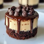 Brownie Bottom Mini Cheesecakes