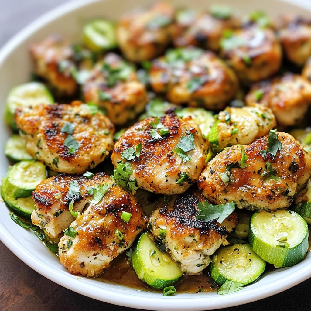 Chicken Zucchini Poppers