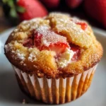Classic Strawberry Ricotta Muffins